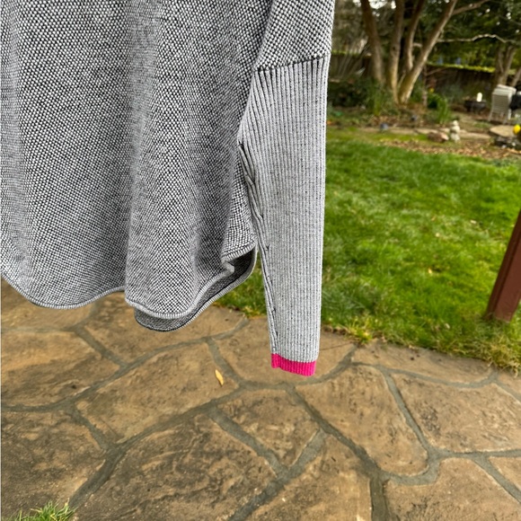 🩷ZAKET & PLOVER; Pink/Gray Designer Lambswool/Cashmere Sweater in Misses Sz. Lg! - Picture 11 of 12